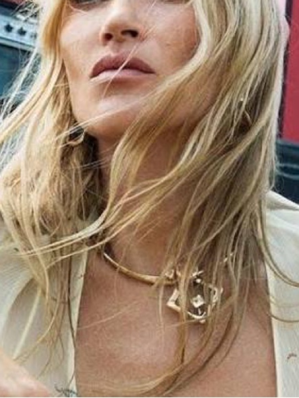 Kate Moss x Zara Articulated Metal Piece Necklace
